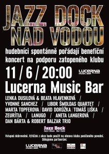 Jazz dock nad vodou